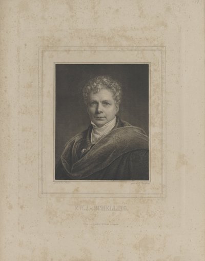 フリードリヒ・ヴィルヘルム・ヨーゼフ・シェリング 1775-1854年、c。 1840年。 作： Albrecht Fürchtegott Schultheiss