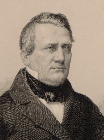 作曲家フランツ・ラクナーの肖像 1803-1890 , 1850. 作： Albrecht Fürchtegott Schultheiss