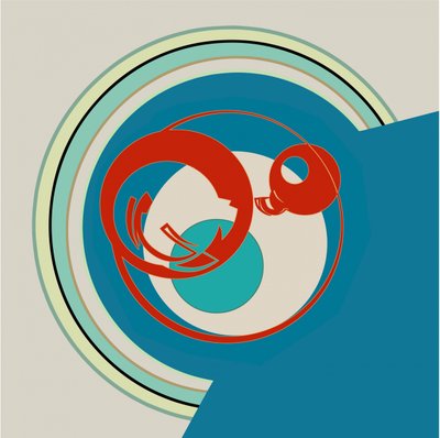 モダンな幾何学模様 作： 