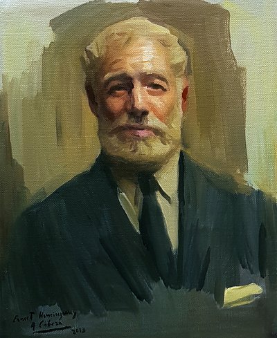 アーネスト・ヘミングウェイ 作： Alejandro Cabeza