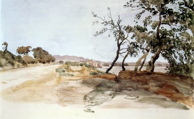 Campo italiano, aquarela de Alexander Ivanov (18061858), pintor russo 作： Aleksandr Andreevich Ivanov