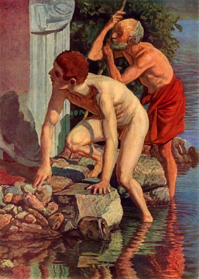 キリストがマルチチュードに登場する絵のスケッチ、c1830s、1965。 作： Aleksandr Ivanov