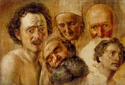 頭の研究、c1830 作： Aleksandr Ivanov