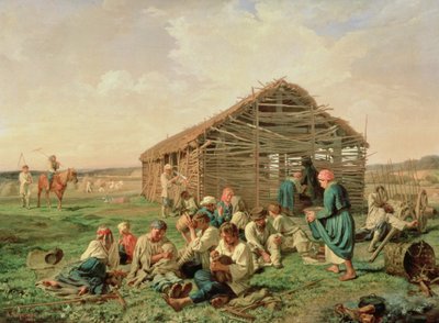 ヘイイングの間の休息、1861 作： Aleksandr Ivanovich Morozov