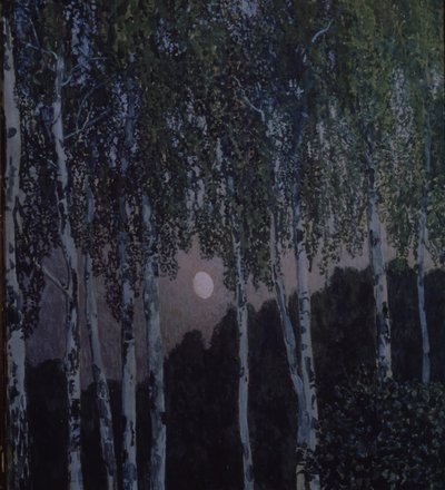 白樺、1908-1910 作： Aleksandr Jakovlevic Golovin