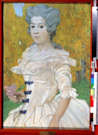 ""Portrait de marquise"" Peinture de Alexander Yakovlevich Golovin (Alexandre Golovine) (1863-1930) 1908 State Art Museum of Republic Tatarstan、カザン 作： Aleksandr Jakovlevic Golovin