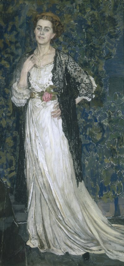 マリーナマコフスカヤの肖像、1912 作： Aleksandr Jakovlevic Golovin