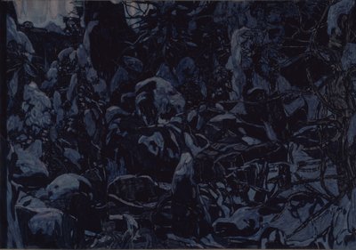 E.グリーグ音楽へのバレエSolveigのステージデザイン、1922 作： Aleksandr Jakovlevic Golovin