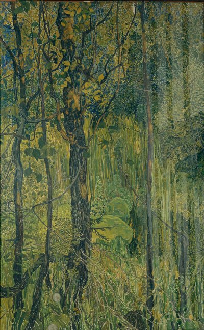 沼地の森、1917 作： Aleksandr Jakovlevic Golovin