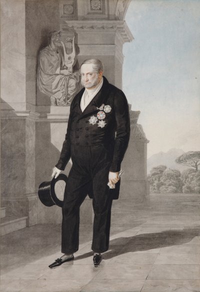 2つのシチリアのフランシスコ1世の肖像1777-1830、1825 作： Aleksandr Pavlovich Bryullov