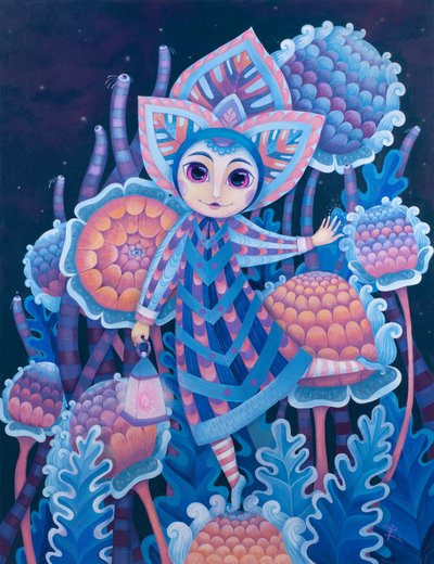 風変わりなランタンの精 作： 