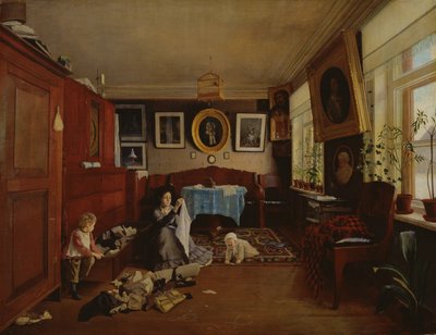 インテリア、1879 作： Aleksei Alekseevich Bobrov