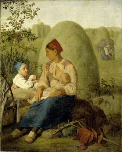 1827年以前の干し草 作： Aleksei Gavrilovich Venetsianov