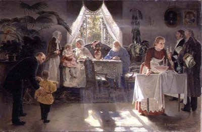 祖母の日 作： Aleksei Ivanovich Korzukhin
