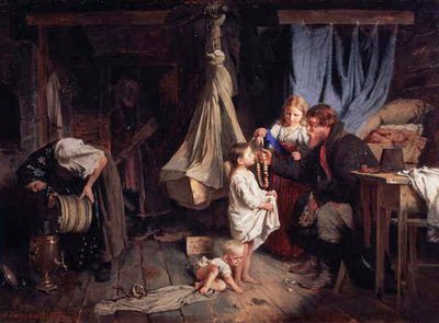 市からの帰還、1870 作： Aleksei Ivanovich Korzukhin