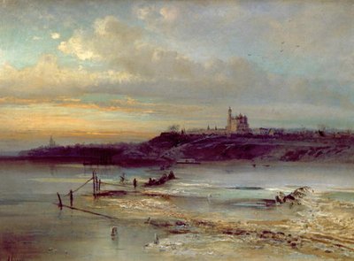 The Thaw, Yaroslavl 作： Alexei Kondratjewitsch Sawrassow
