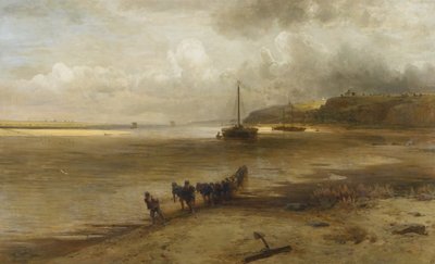 ユリエヴェツ近郊のヴォルガ、1870 作： Alexei Kondratjewitsch Sawrassow