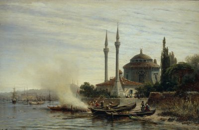 ゴールデンホーン。コンスタンチノープル、1864 作： Aleksei Petrovich Bogolyubov