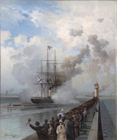 ロシアのねじバリカンRazboynik、1888 作： Aleksei Petrovich Bogolyubov