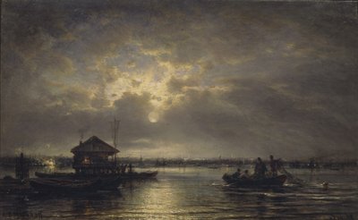 ネヴァの夏の夜、1875 作： Aleksei Petrovich Bogolyubov