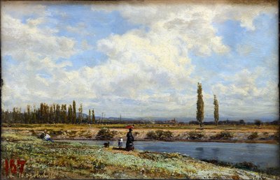 ヴィシー銀行です。Noon par Alexei Petrovich Bogolyubov (Bogoliubov ou Bogolioubov) (1824-1896) 作： Aleksei Petrovich Bogolyubov