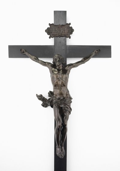 十字架、c.1646（ブロンズ、エボナイジングとステインのあるナシの木） 作： Alessandro Algardi