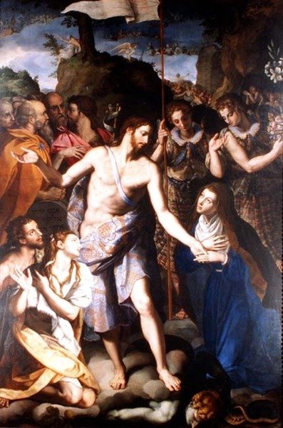 キリストの虚無への下降 作： Alessandro Allori