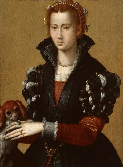 トレドのエレノアの肖像15221562、c。 1560 作： Alessandro Allori
