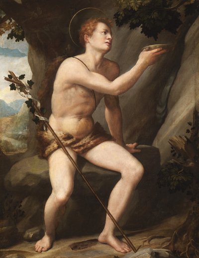 洗礼者ヨハネ 作： Alessandro Allori