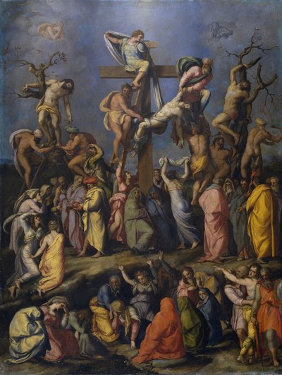 十字架からの降下c。 1560 作： Alessandro Allori