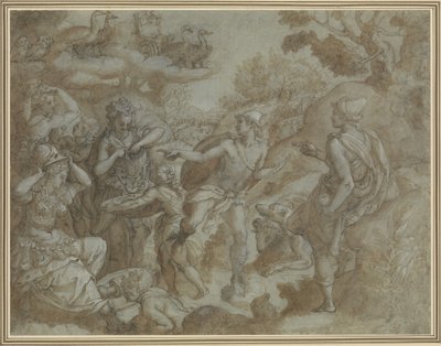 パリの審判、1583 年。 作： Alessandro Allori