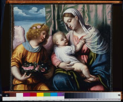 子供と天使とマドンナ 作： Alessandro Bonvicino Moretto
