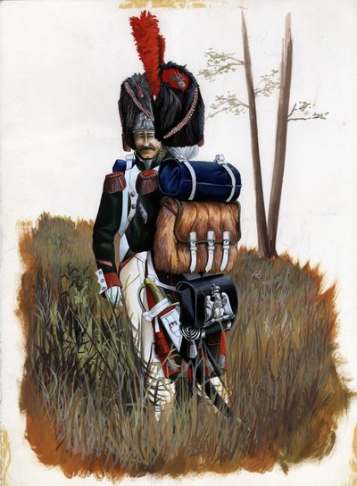 First Empire (1804-1814 and 1815): Grenadier soldiers of the Royal Guard of the Great Napoleonic Armee in Italy. Drawing by Alessandro Lonati   1458961   ja       japanese Successfully Translated  Original: George, Prince of Wales Translat: George, Prince  作： Alessandro Lonati