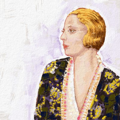 ポーランドの芸術家タマラ・デ・レンピッカの肖像、2023年（イラスト） 作： Alessandro Lonati
