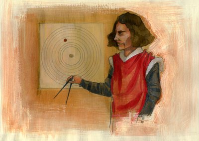 Retrato de Nicolau Copérnico ((Nicolaus Copérnico 作： Alessandro Lonati