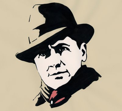 好みと抵抗力のあるフランス人ジャン・ムーランの肖像 (1899-1943) 作： Alessandro Lonati