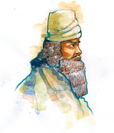Zoroastrian tai Zarathustran perustaja (Zoroastri tai Zarathustra zoroastrismin perustaja) edustaa 作： Alessandro Lonati