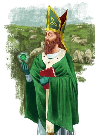 聖パトリックの日 (イラスト) 作： Alessandro Lonati