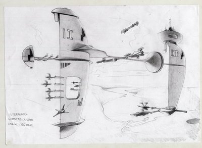 サイエンス フィクションのイラスト: 船で宇宙の宇宙基地。 アレッサンドロ・ロナティの絵 作： Alessandro Lonati
