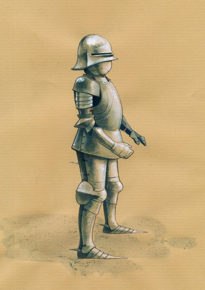 ソルジャーアーマー イラスト：アレッサンドロ・ロナティ 作： Alessandro Lonati
