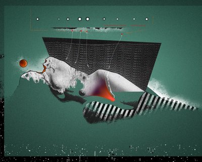 ロシアに攻撃されたウクライナ、2022年（イラスト） 作： Alessandro Lonati