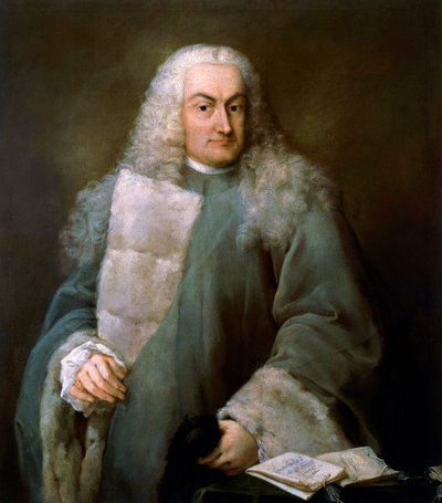 ジュリオ コンタリーニ ダ ムーラ (1519-1575) の肖像、サン マルコの事務弁護士、アレッサンドロ ロンギ (1733-1813) 作、キャンバスに油彩 作： Alessandro Longhi