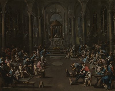シナゴーグ、1725-35 作： Alessandro Magnasco