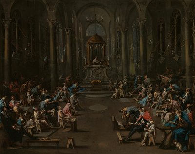 シナゴーグ、172535。 作： Alessandro Magnasco