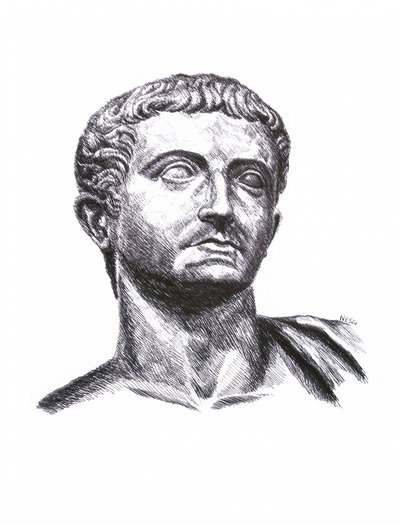古代ローマの胸像 作： 