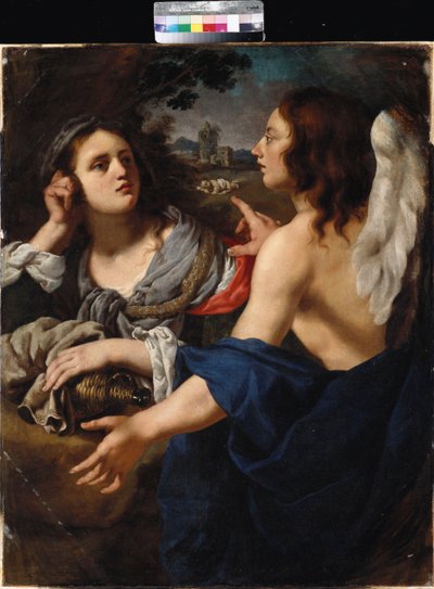 ハガルと天使 作： Alessandro Rosi