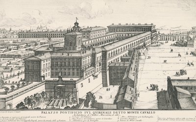 アレッサンドロ・スペッキ（1668-1729）によるドローイングとエングレーヴィング。 作： Alessandro Specchi