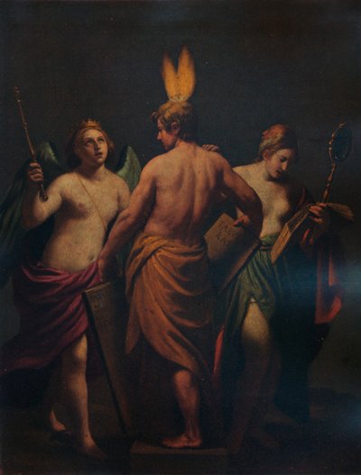 哲学、歴史、そしてプルーデンスが心を知識の欲望に呼び覚ます、c1624、1938 作： Alessandro Turchi