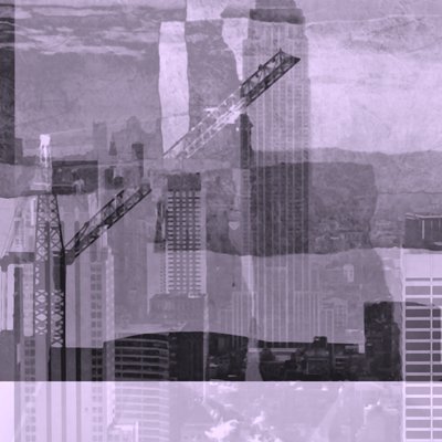 Cityscape,2019,(mixed media;collage;found object) 作： Alex Caminker