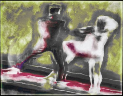 踊るカップル,2019,(mixed media) 作： Alex Caminker